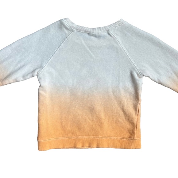 NWOT OLD NAVY ORANGE AND WHITE CREWNECK AND SHORT SET SIZE 12-18MO - Picture 5 of 12